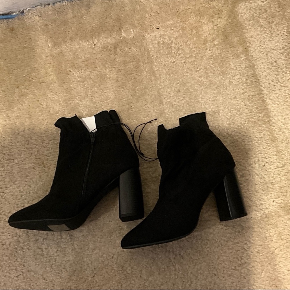 a new day Black Heeled Boots